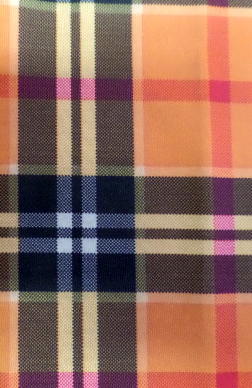 5.Orange Modern Plaid